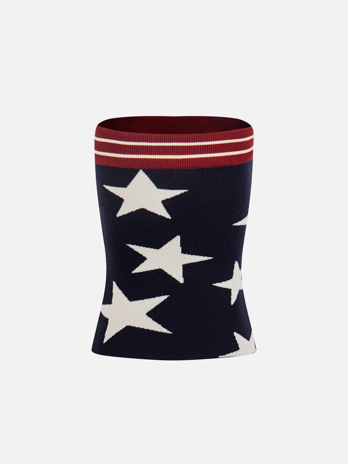 anna.outdoor Star Knit Tube Top