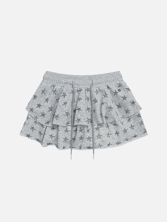Aelfric Eden Star Graphic Layered Skirt