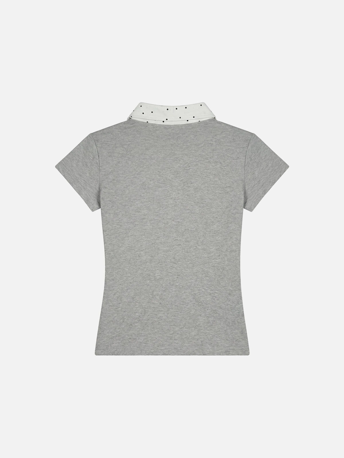 Aelfric Eden Polka Dot Collar Polo Baby Tee