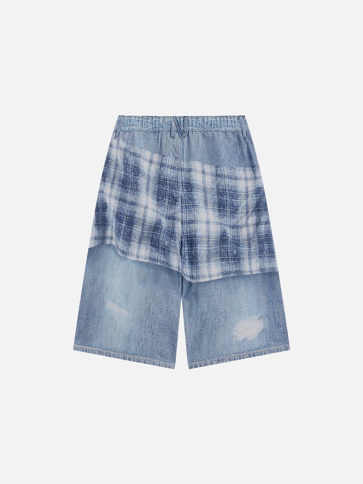 Aelfric Eden Plaid Panel Chain Jorts