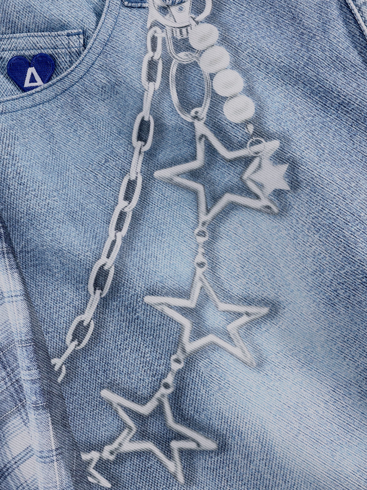 Aelfric Eden Plaid Panel Chain Jorts