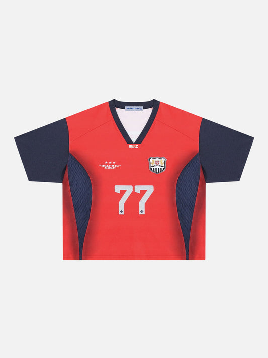 Aelfric Eden Boxy 77 V-Neck Jersey Tee