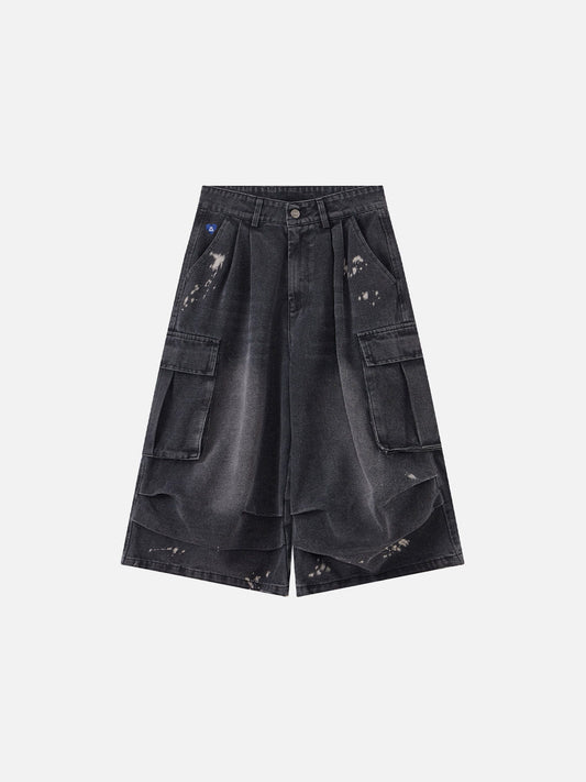 Aelfric Eden Cargo Multi Pocket Longline Jorts