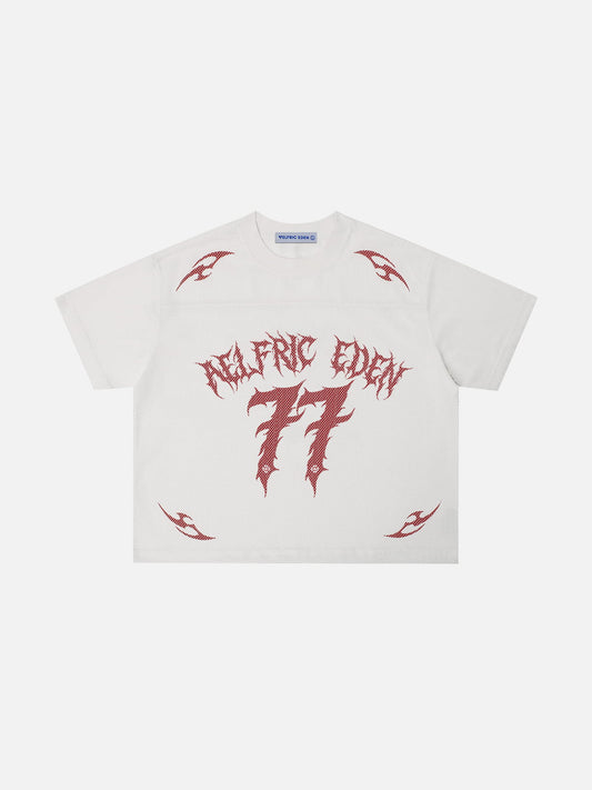 Kylie walker Boxy Flame Jersey Tee