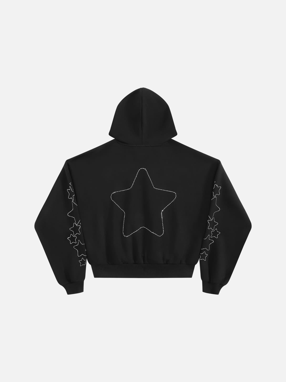 Aelfric Eden Boxy Rhinestone Star Pullover Hoodie