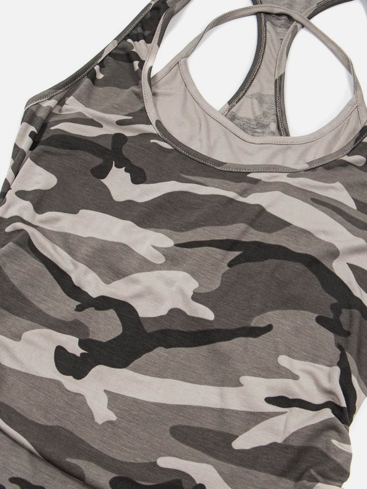Aelfric Eden Camo Layered Tank Top