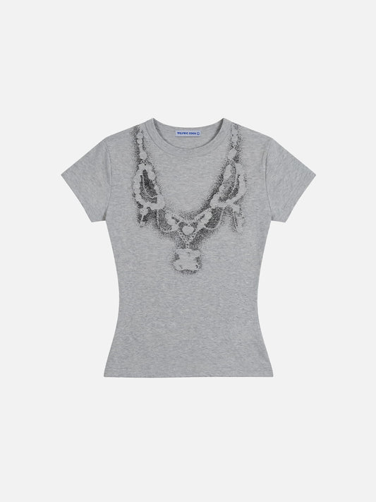 Aelfric Eden Necklace Print Baby Tee