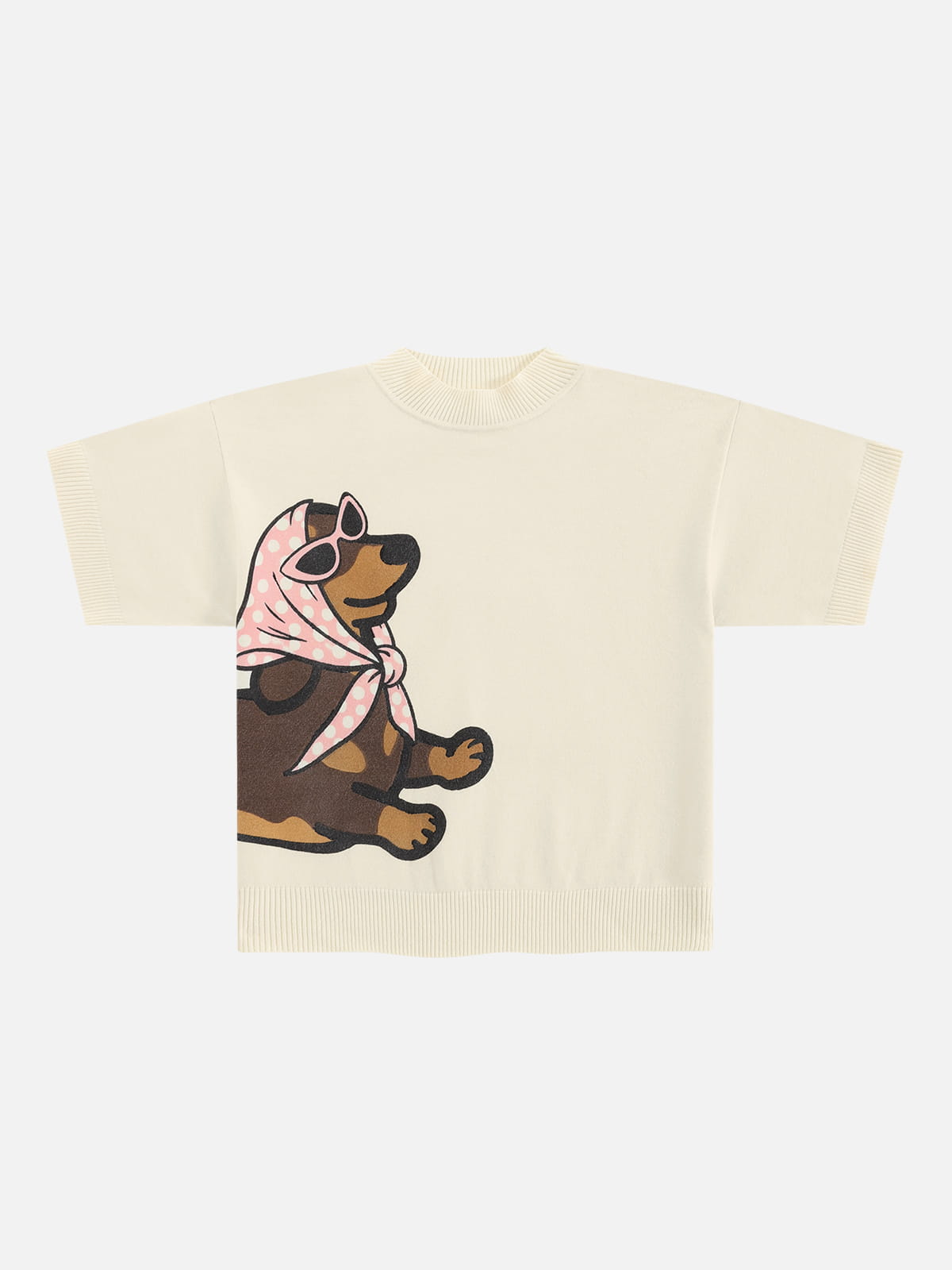 [Pre-Order] Aelfric Eden Boxy Dachshund Knit Tee