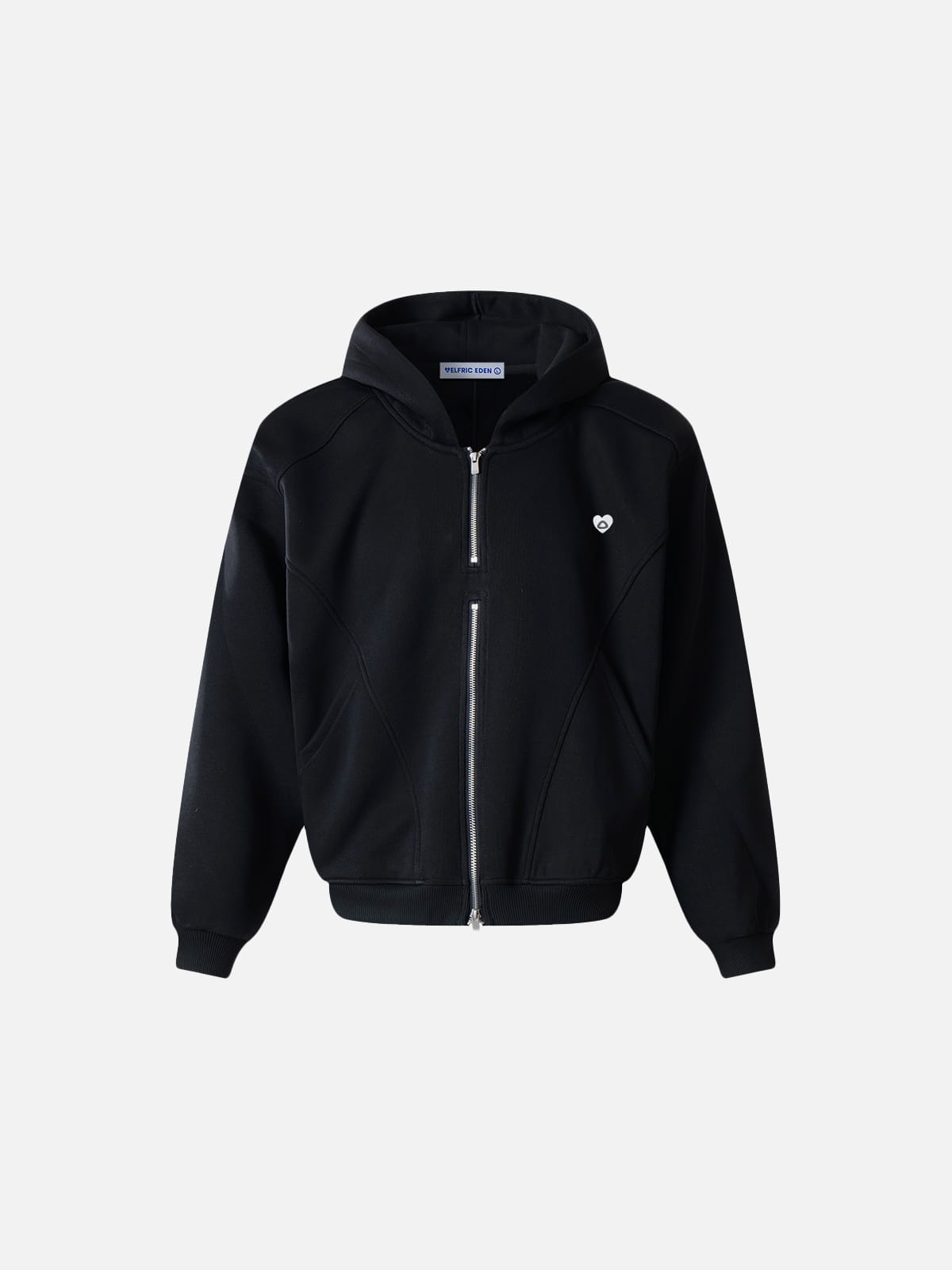 Sweat à capuche zippé Aelfric Eden à coutures incurvées