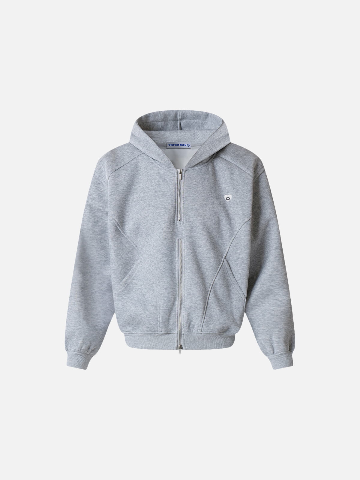 Sweat à capuche zippé Aelfric Eden à coutures incurvées
