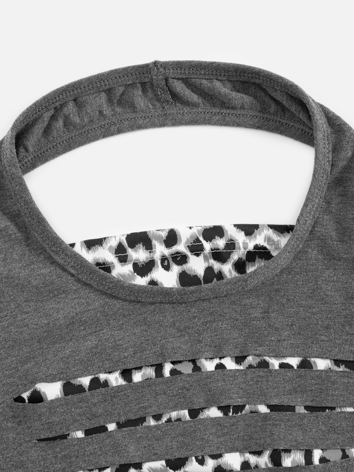 Aelfric Eden Leopard Cutout Tank Top