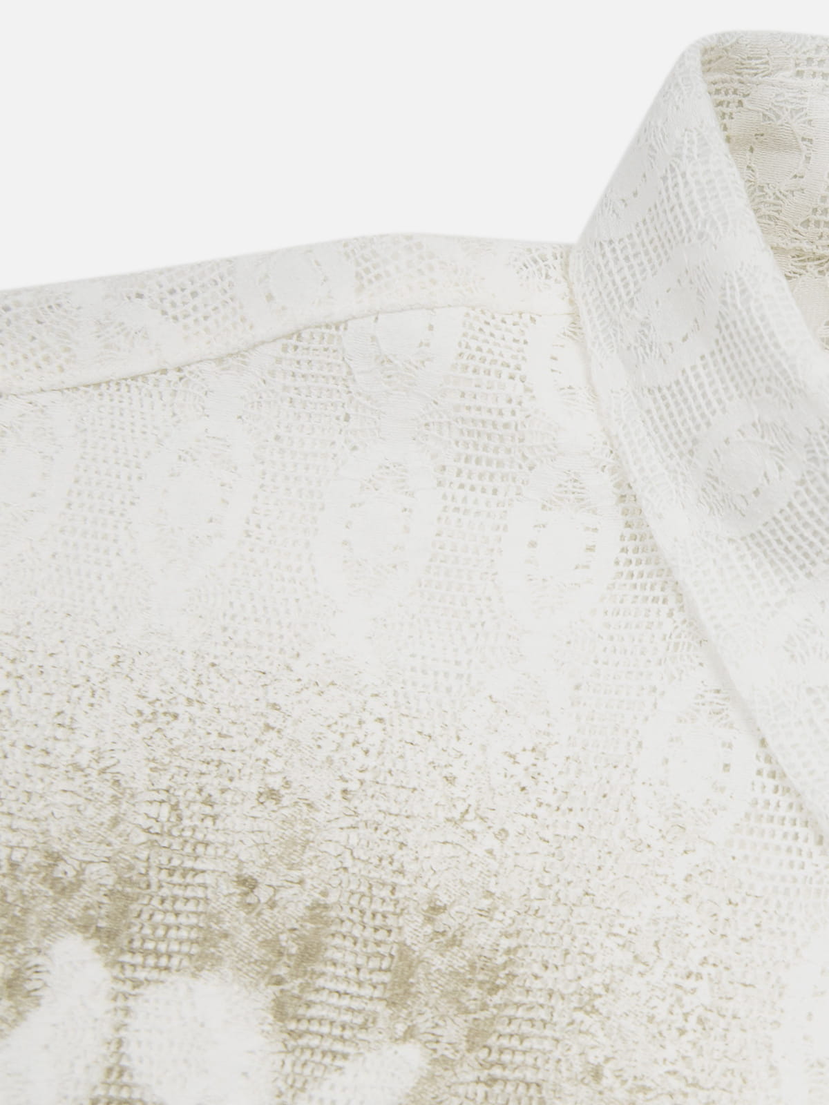 Aelfric Eden Openwork Floral Short Sleeve Shirt