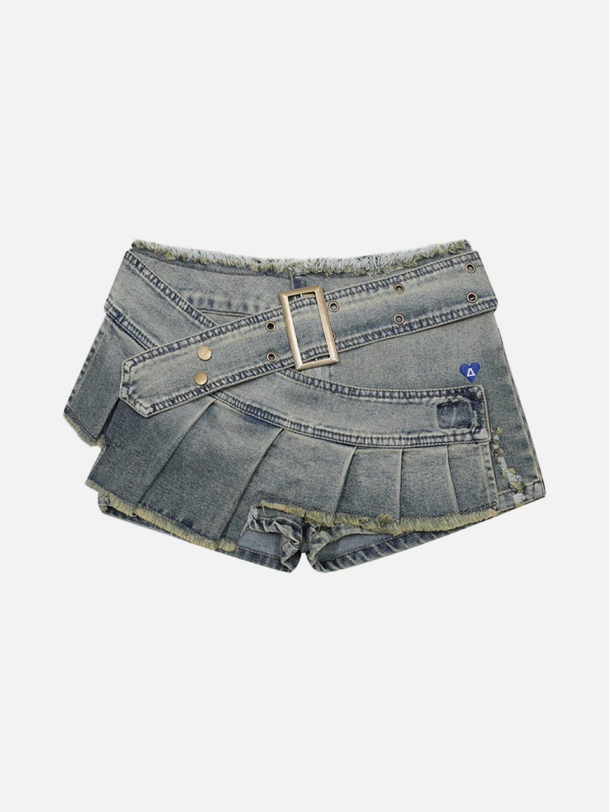 Aelfric Eden Belted Pleated Mini Skirt
