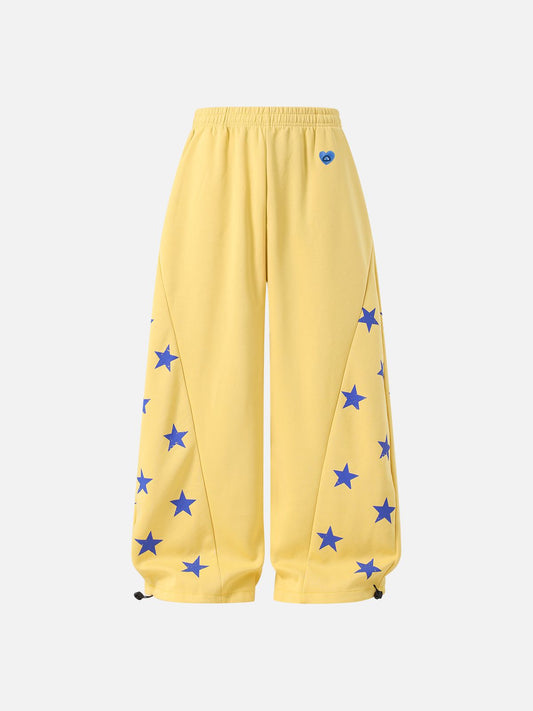 Aelfric Eden Star Graphic Baggy Barrel Sweatpants