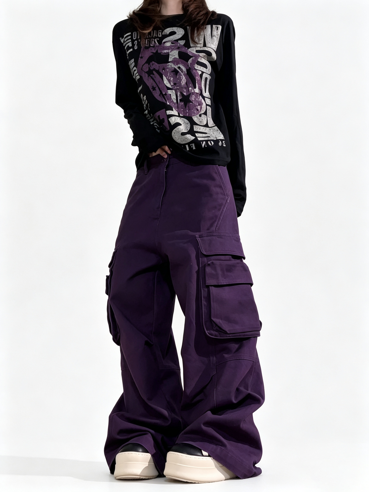 Ace Jolun Street‑Style Multi‑Pocket Cargo Pants
