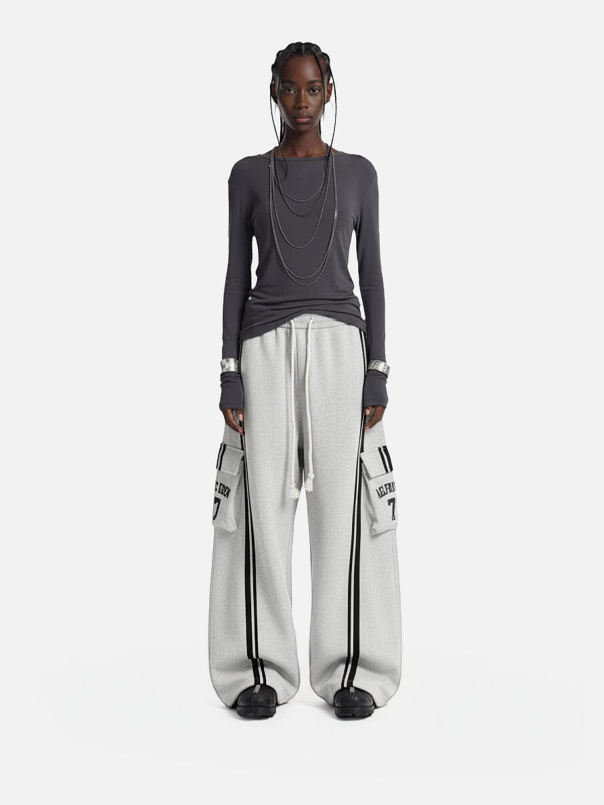 Pantalon de survêtement ample à rayures Aelfric Eden