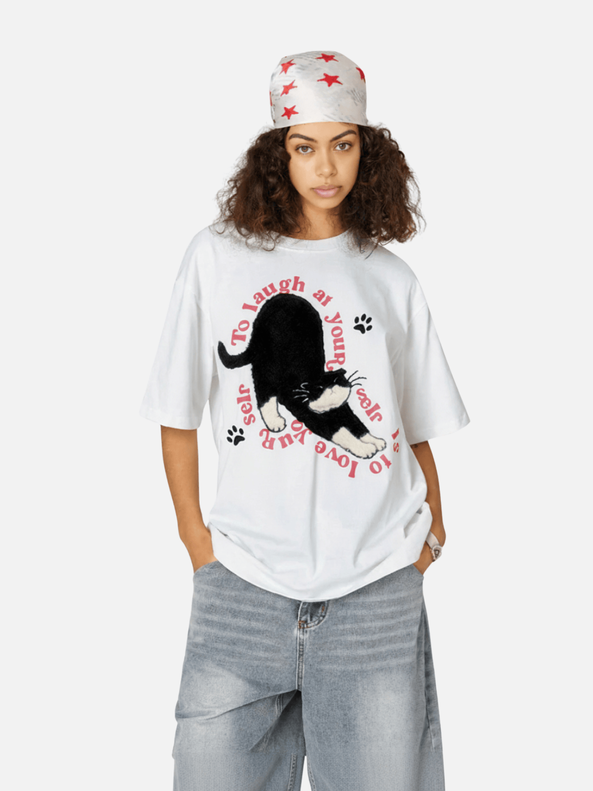 Aelfric Eden Applique Cat Tee