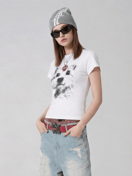 Aelfric Eden Dog Graphic Baby Tee