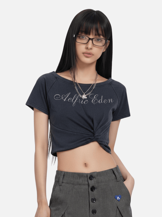 Aelfric Eden Washed Pleated Baby Tee