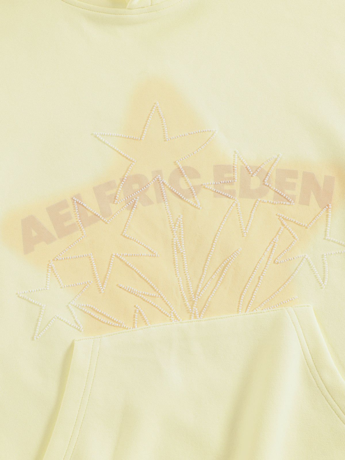 Aelfric Eden Oversized Beaded Eden Star Pullover Hoodie