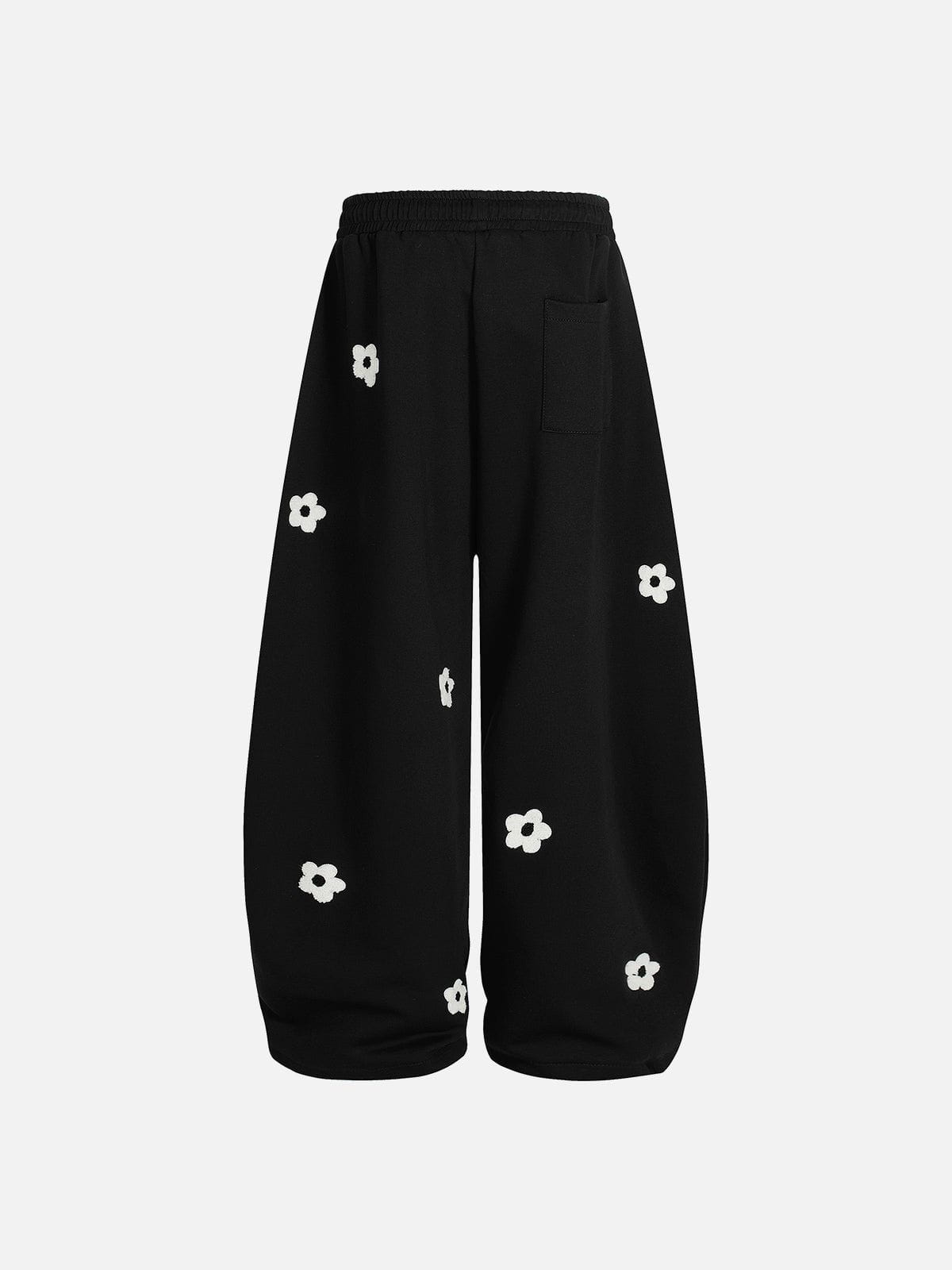 Pantalones deportivos holgados con bordado floral Aelfric Eden