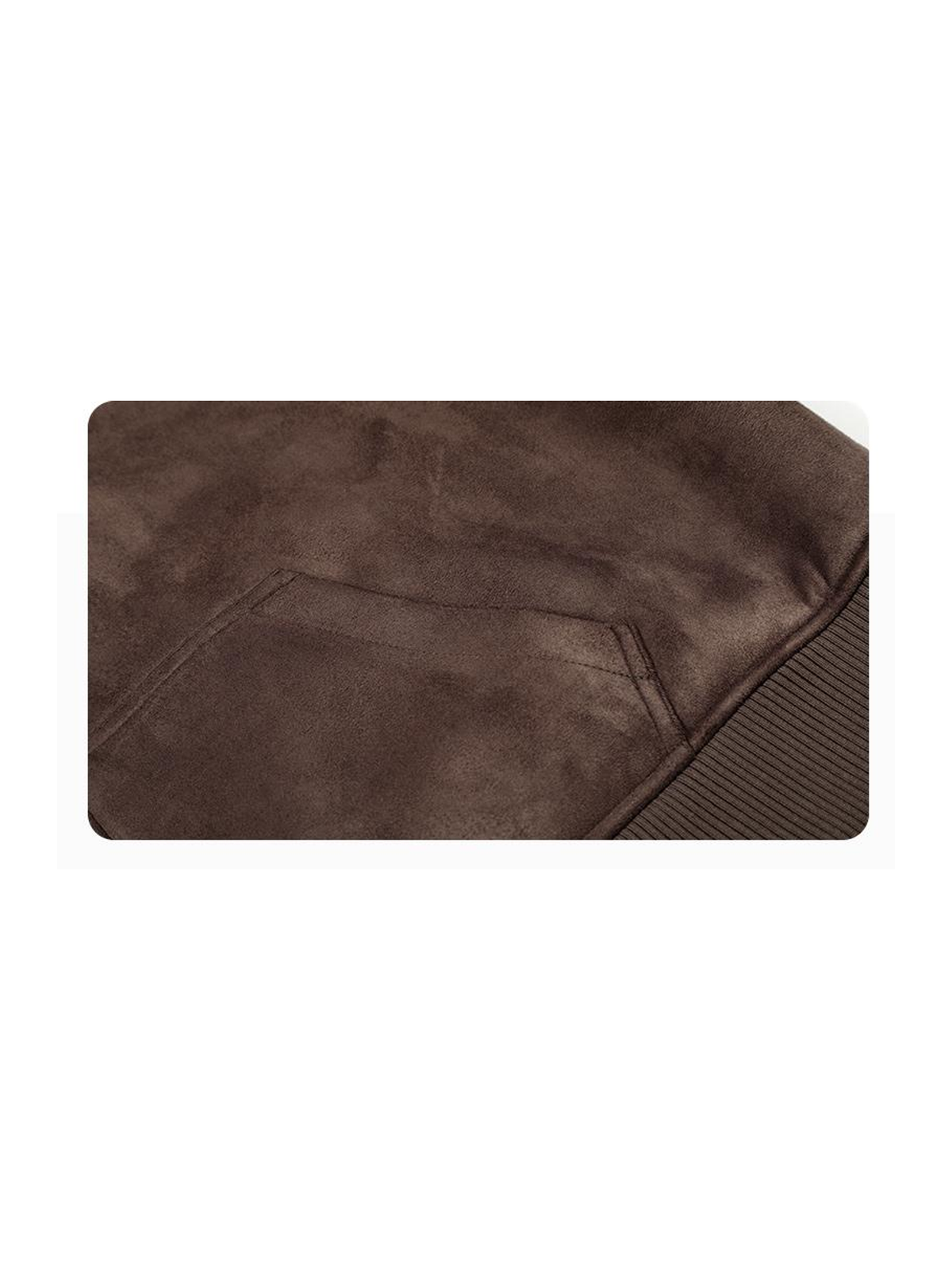 Ace Jolun. Barn Faux-Suede Sherpa-Lined Zip Hoodie product view 3
