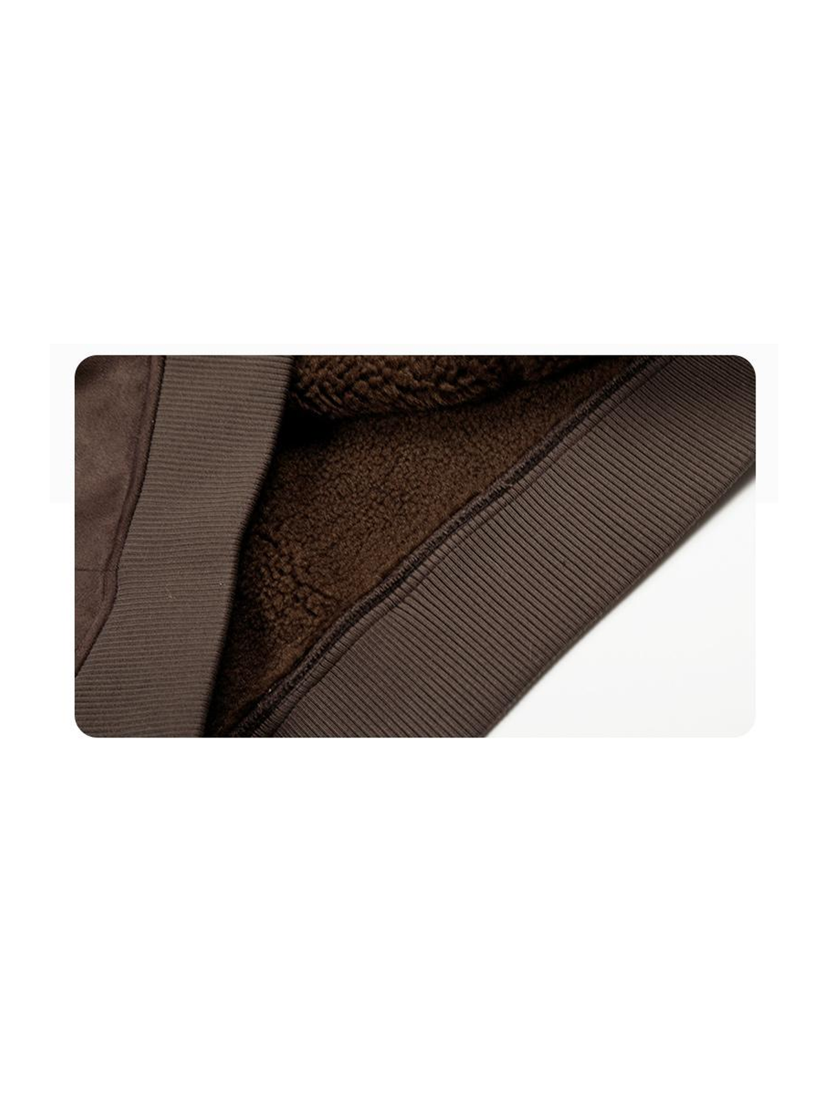 Ace Jolun. Barn Faux-Suede Sherpa-Lined Zip Hoodie product view 4