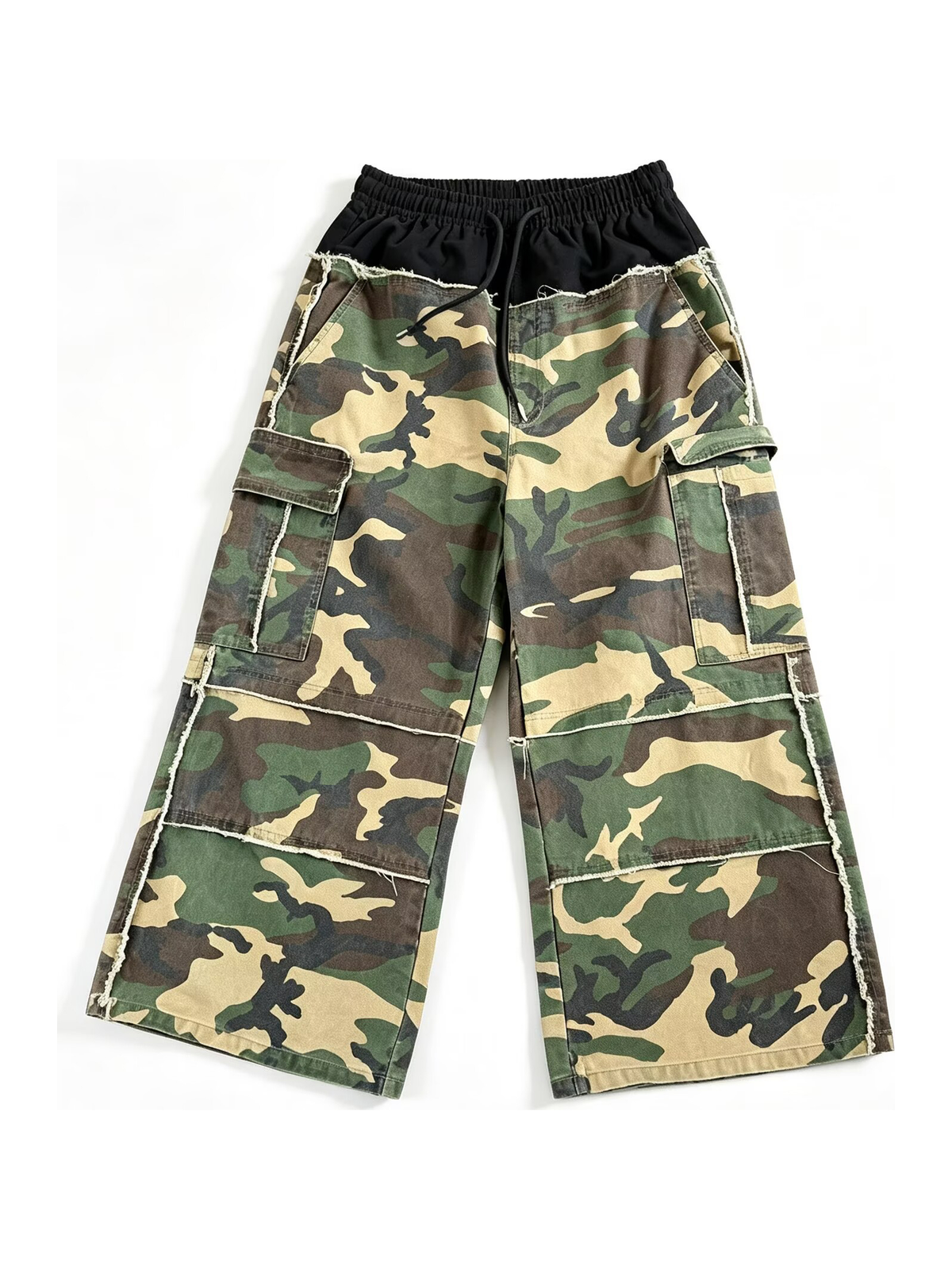 Ace Jolun. Camouflage Double-Waist Cargo Pants product view 1