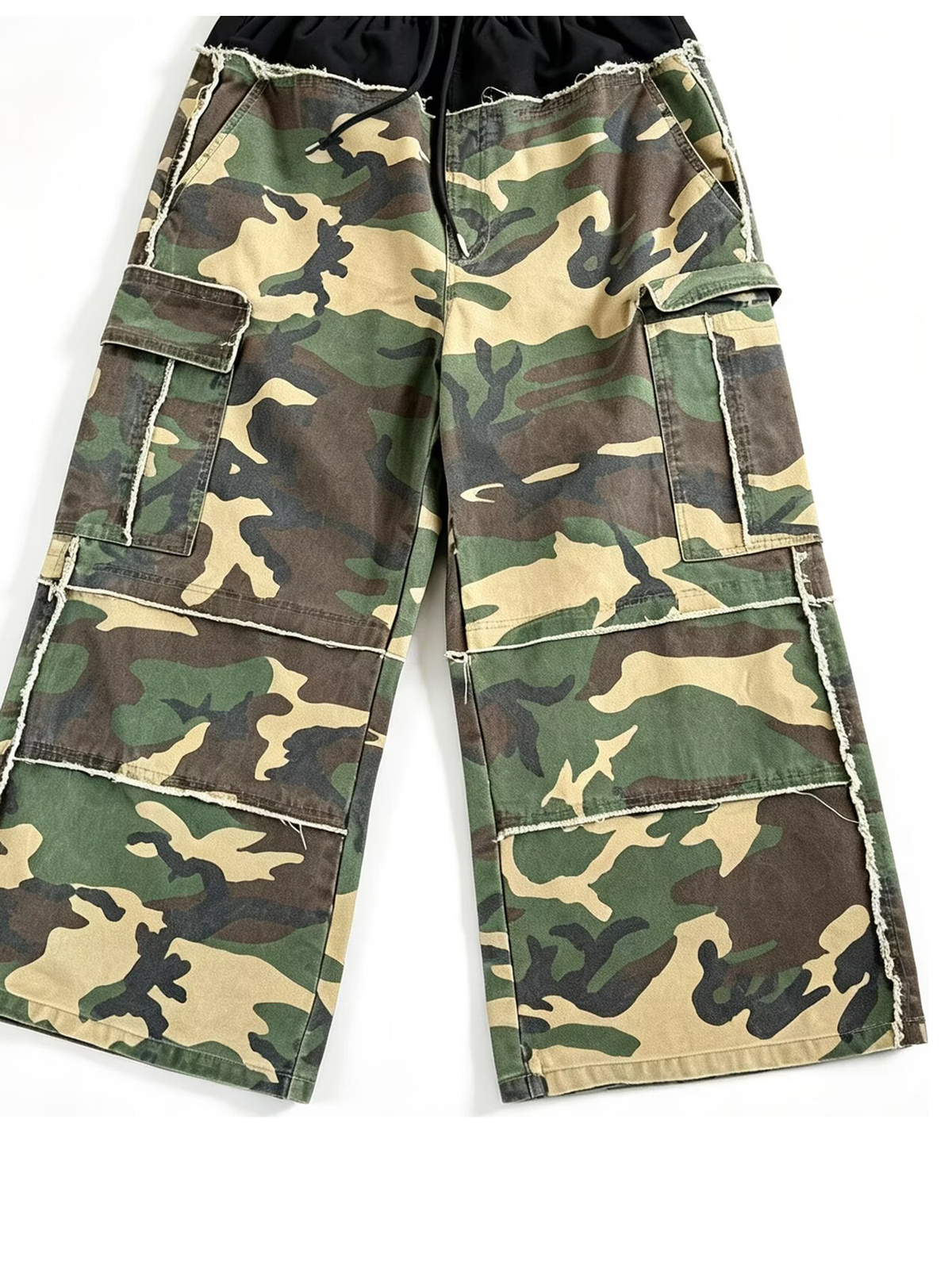 Ace Jolun. Camouflage Double-Waist Cargo Pants product view 5