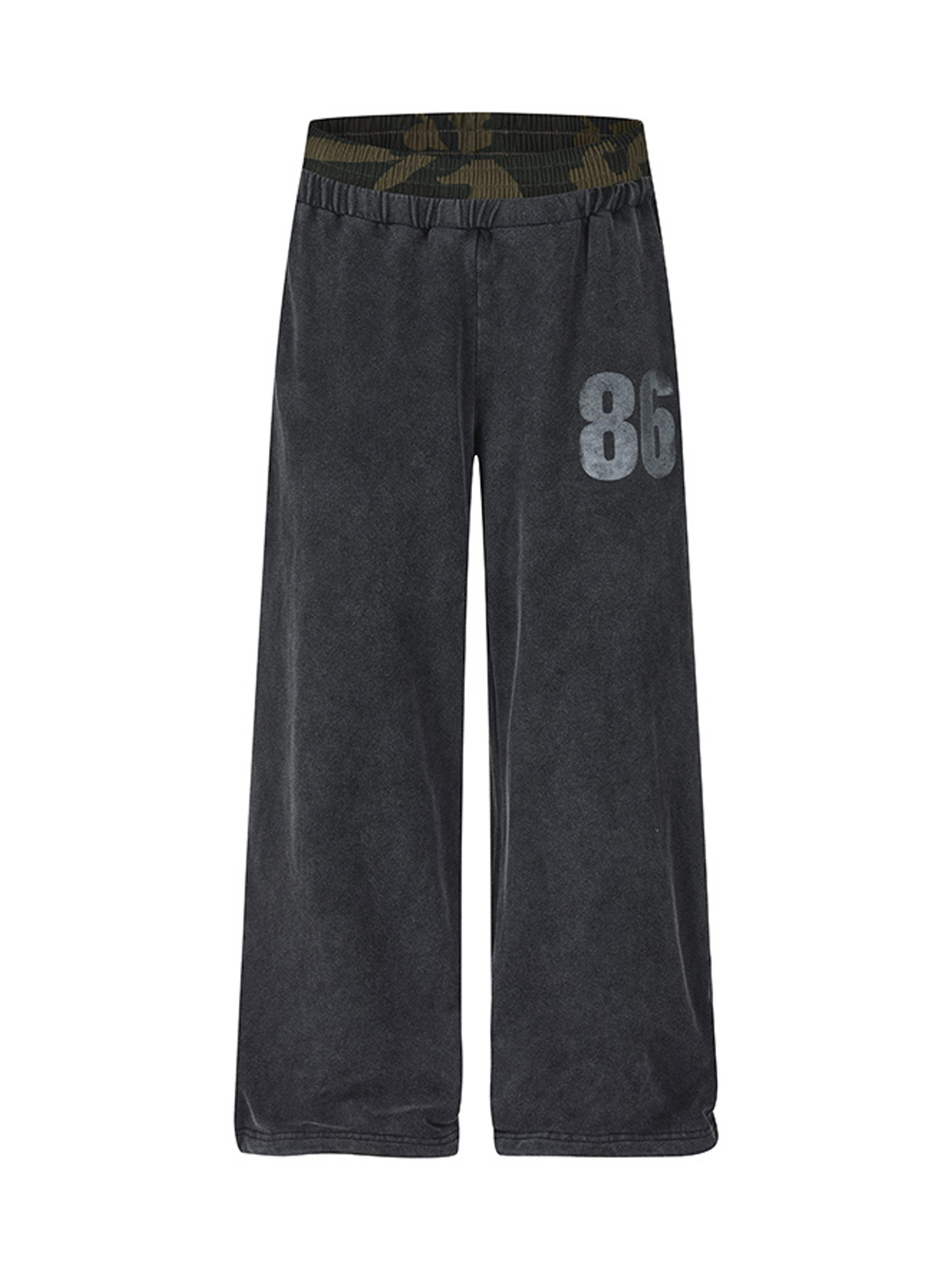 Ace Jolun. Camouflage Double-Waist Sweatpants product view 1