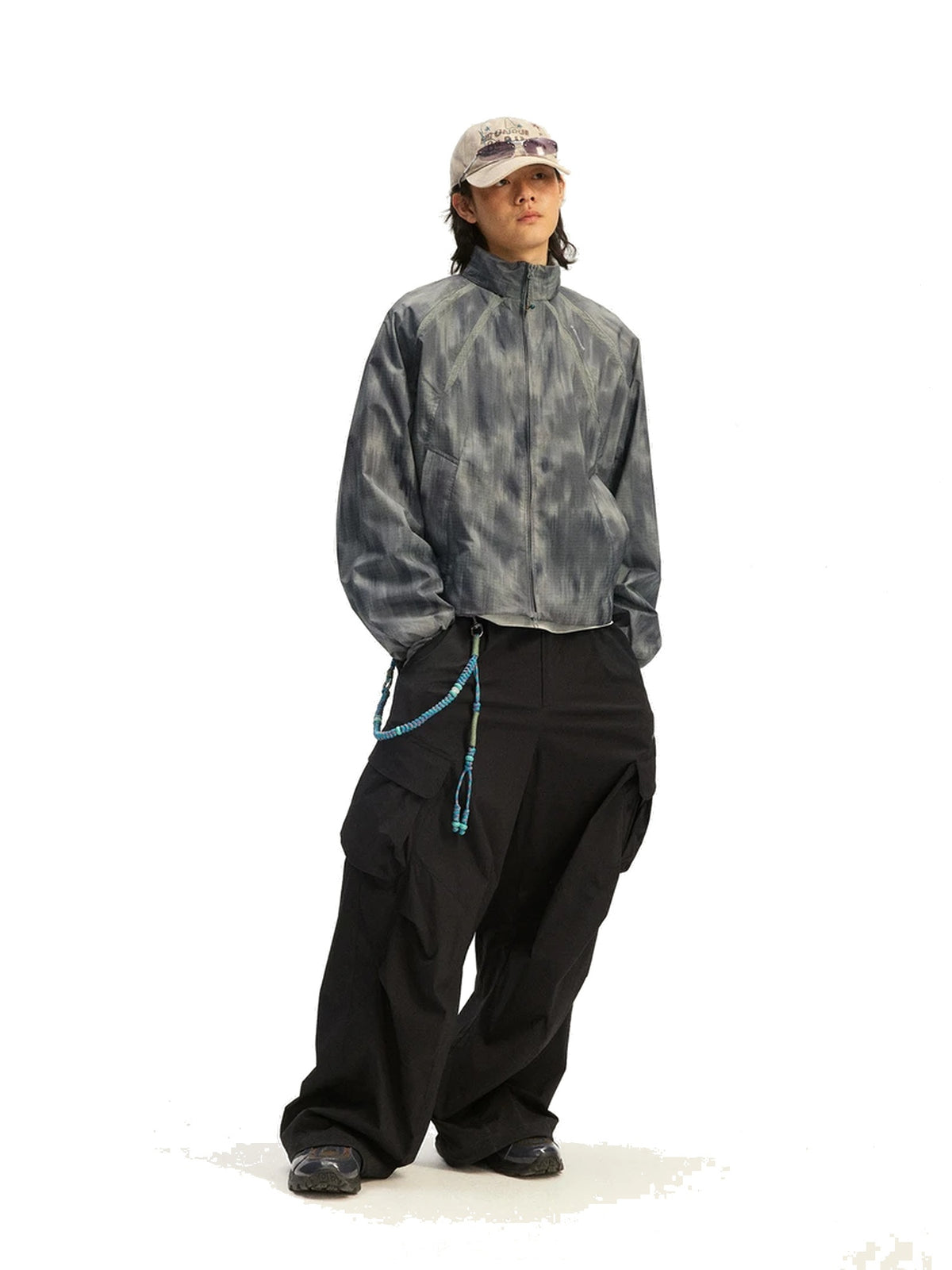Camouflage Hooded Cropped Jacket product image