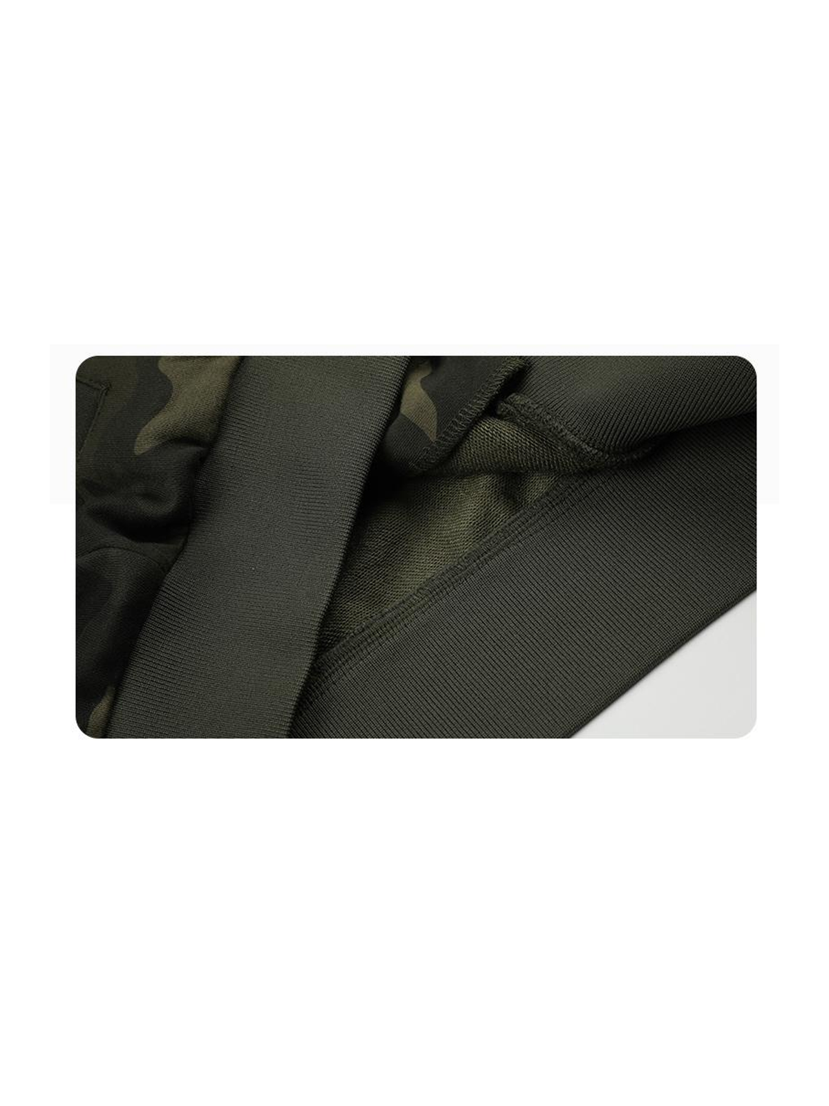 Ace Jolun. Camouflage Tape-Trim Zip Sweatshirt product view 4