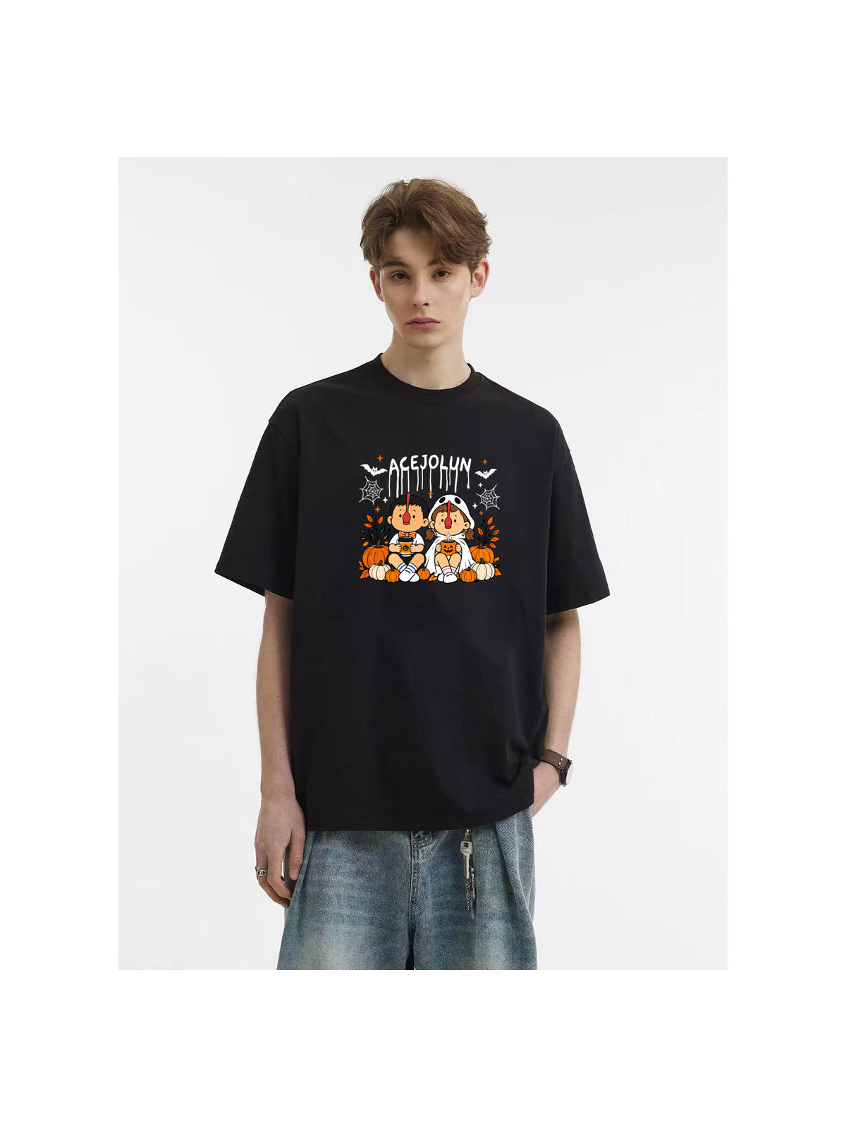Ace Jolun. Campfire Friends Graphic Tee product view 6