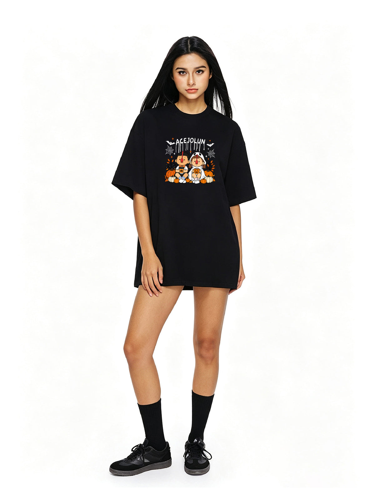 Ace Jolun. Campfire Friends Graphic Tee product view 9