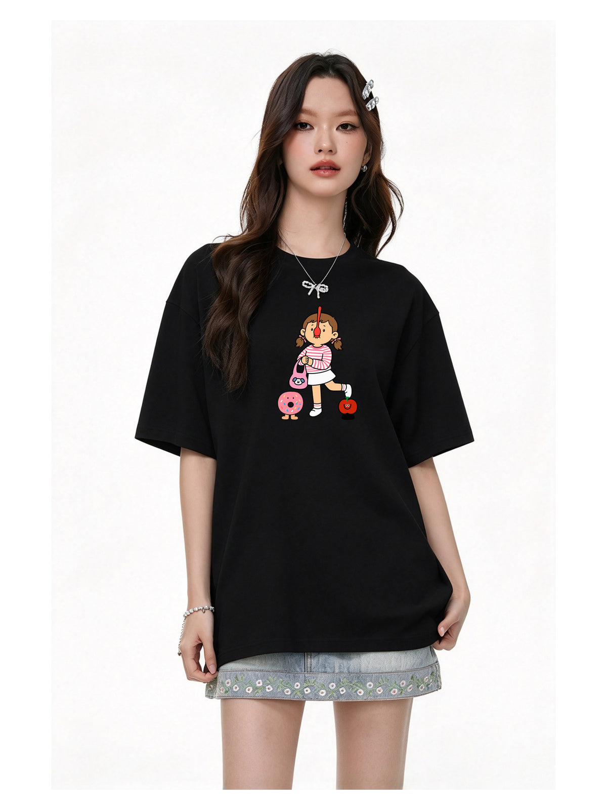 Ace Jolun. Candy Girl Graphic Tee product view 1