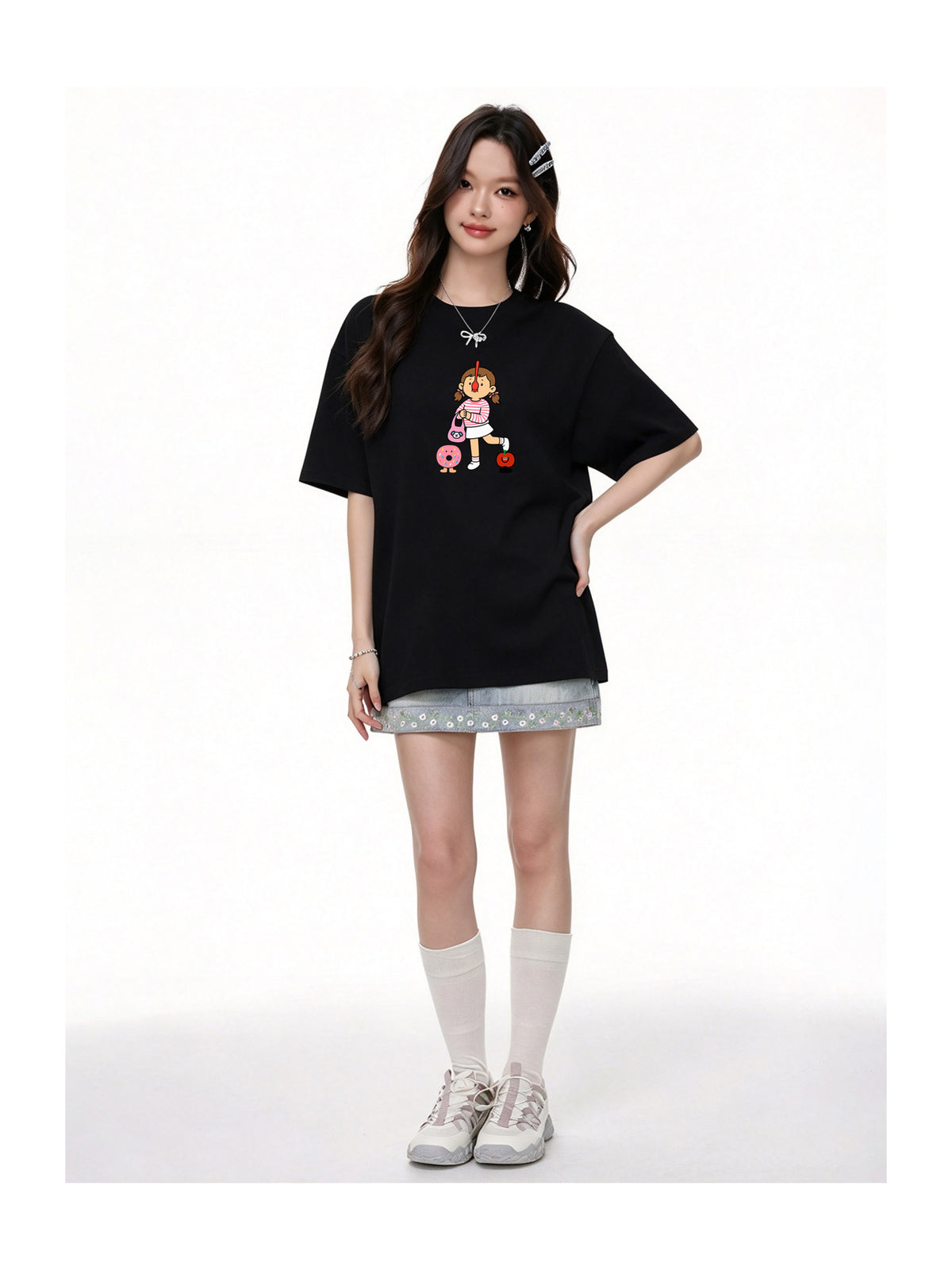 Ace Jolun. Candy Girl Graphic Tee product view 2