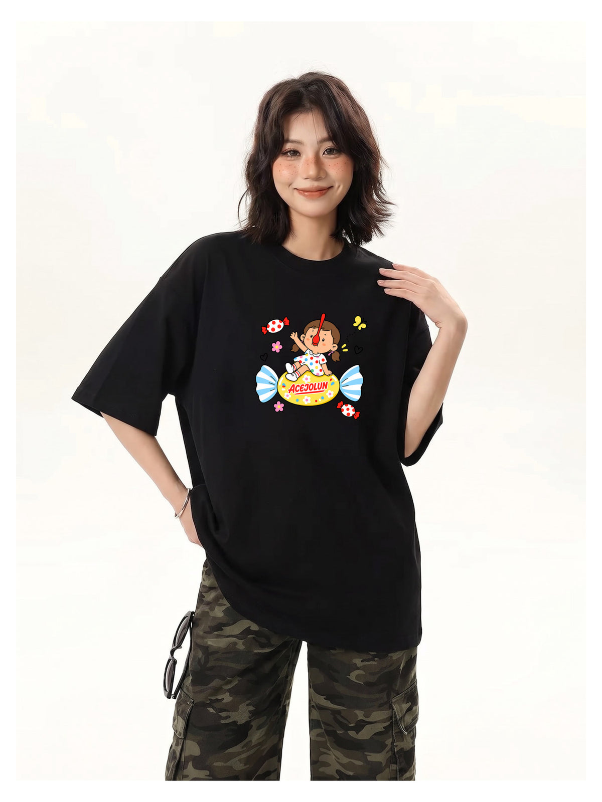 Ace Jolun. Candy Pop Graphic Tee product view 3