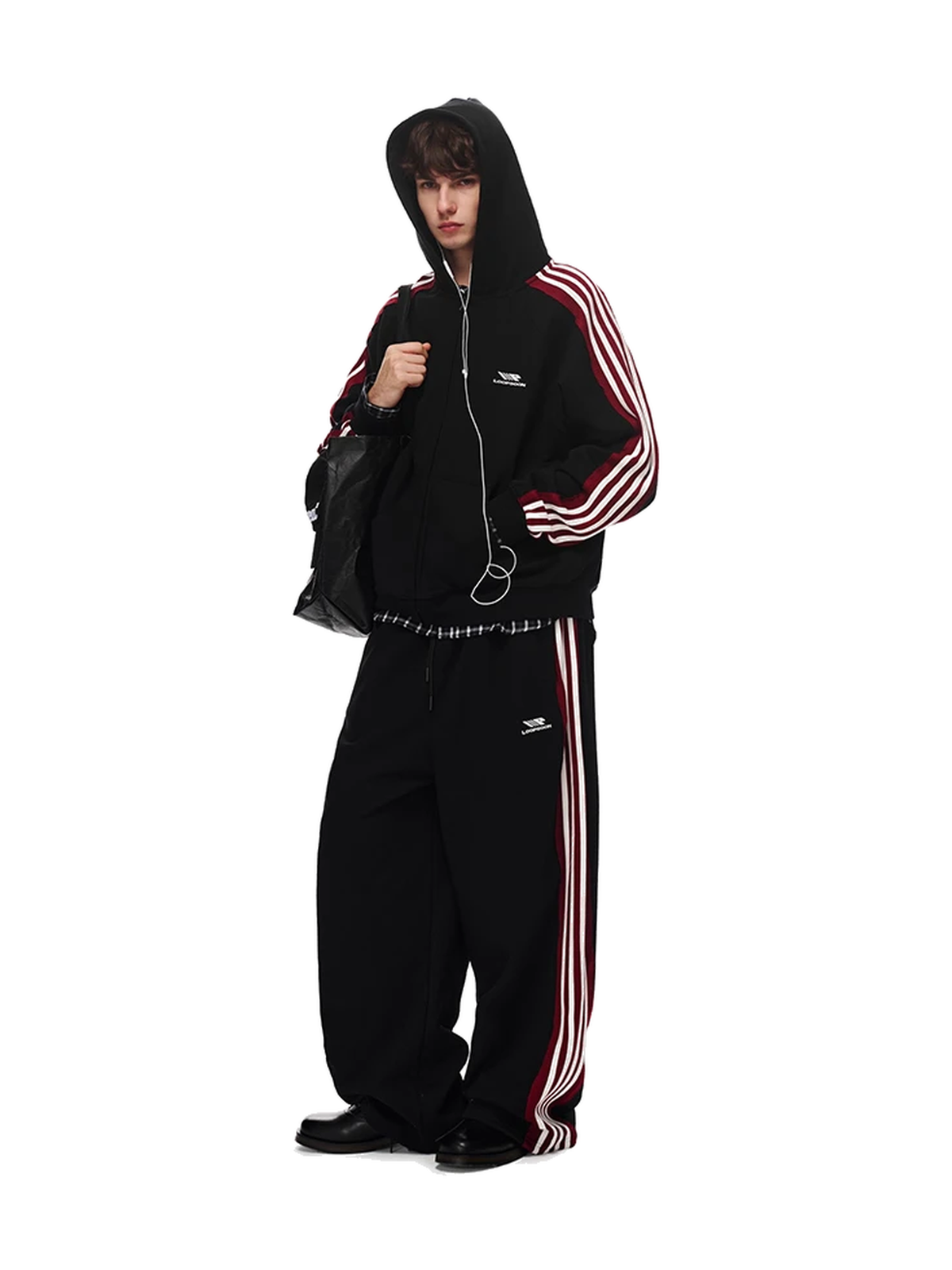Contrast Panel Hooded Hoodie product image 1