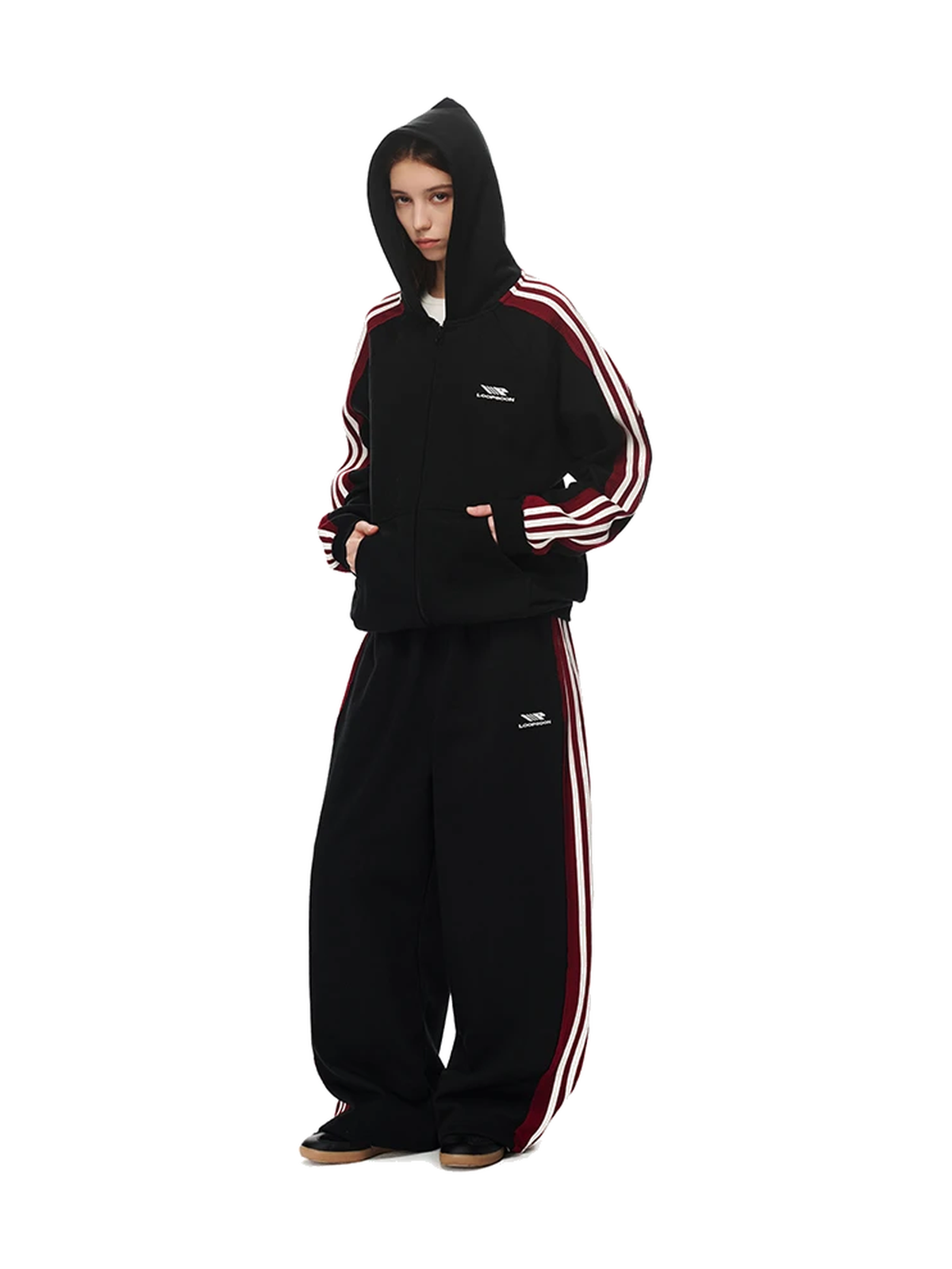 Contrast Panel Hooded Hoodie product image 3