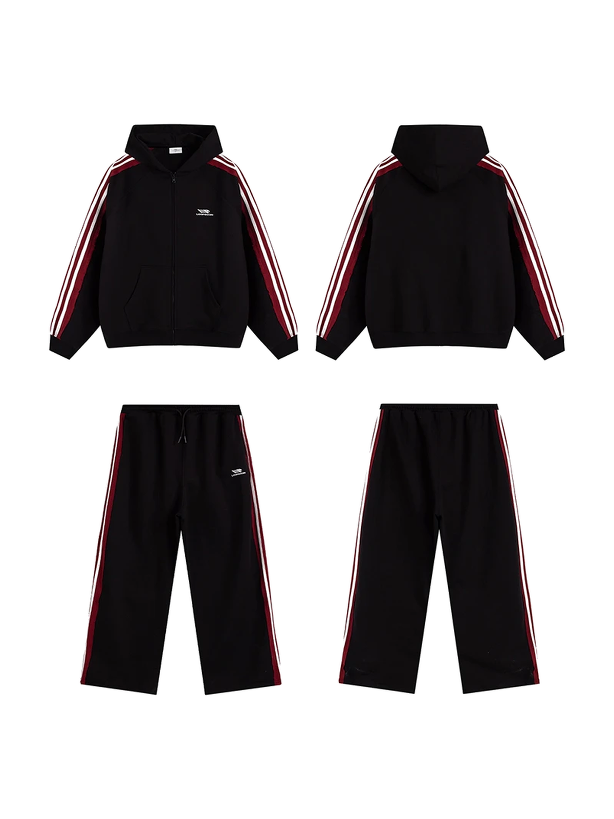 Contrast Panel Hooded Hoodie product image 4