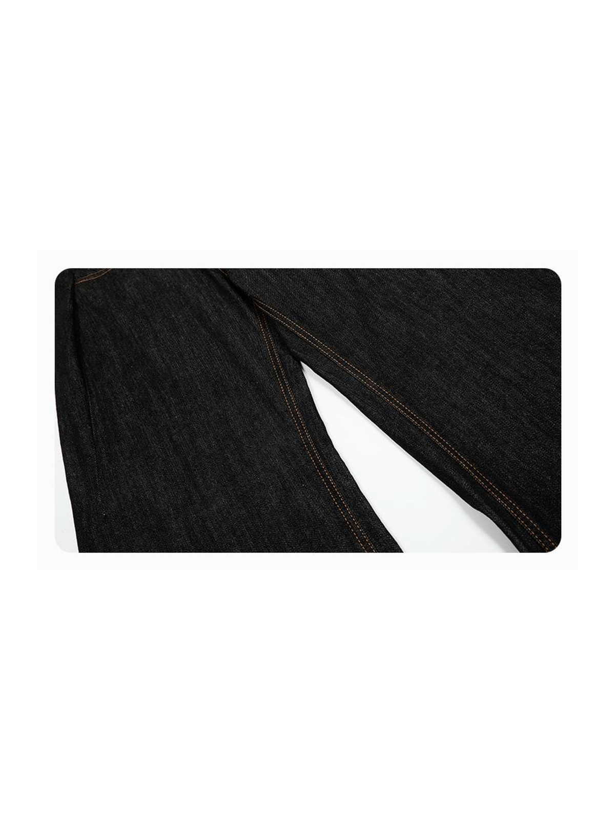 Ace Jolun. Contrast-Stitch Curved-Leg Jeans product view 2