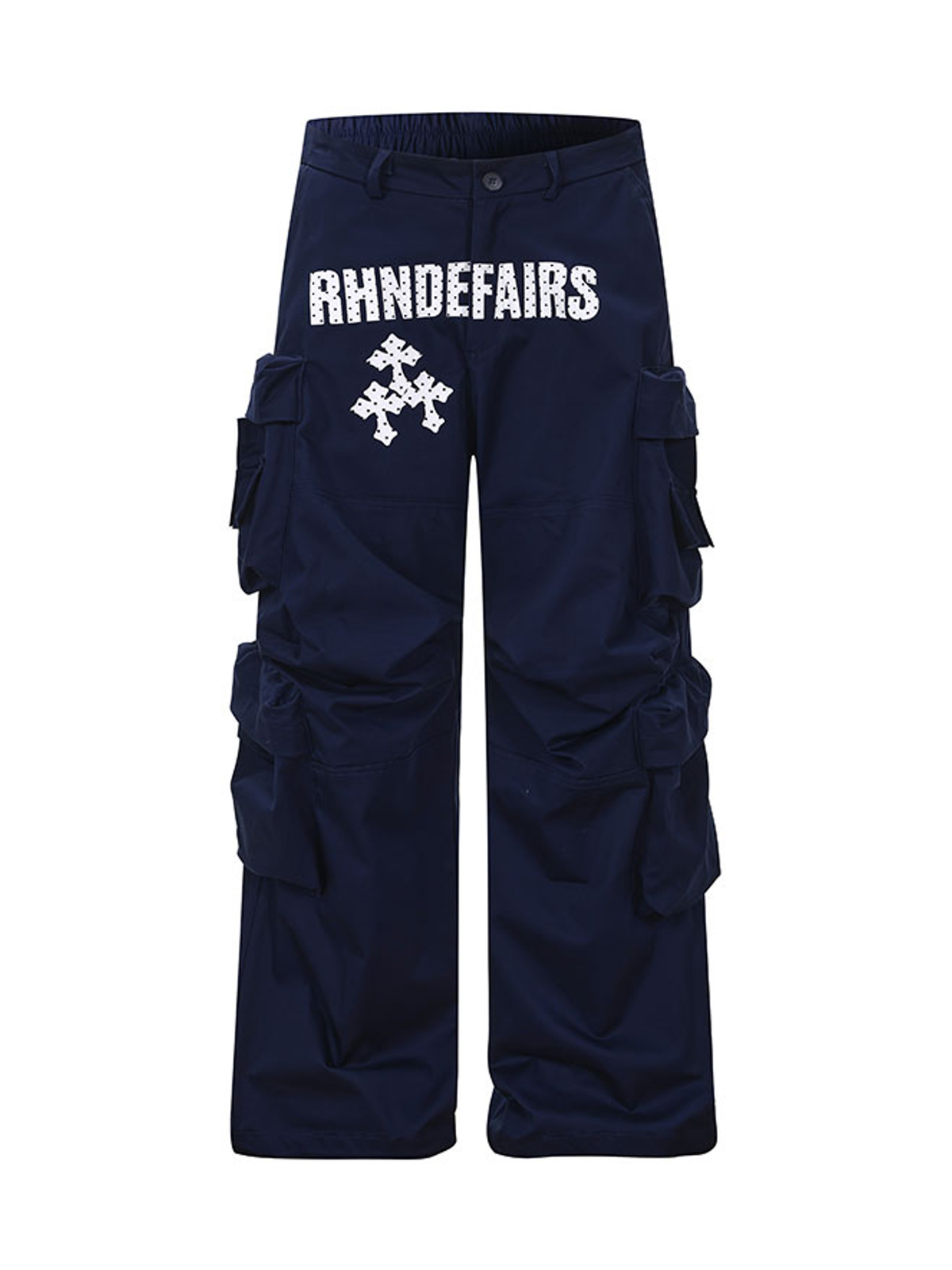 Ace Jolun. Cross Graphic Pleated Cargo Pants product view 1