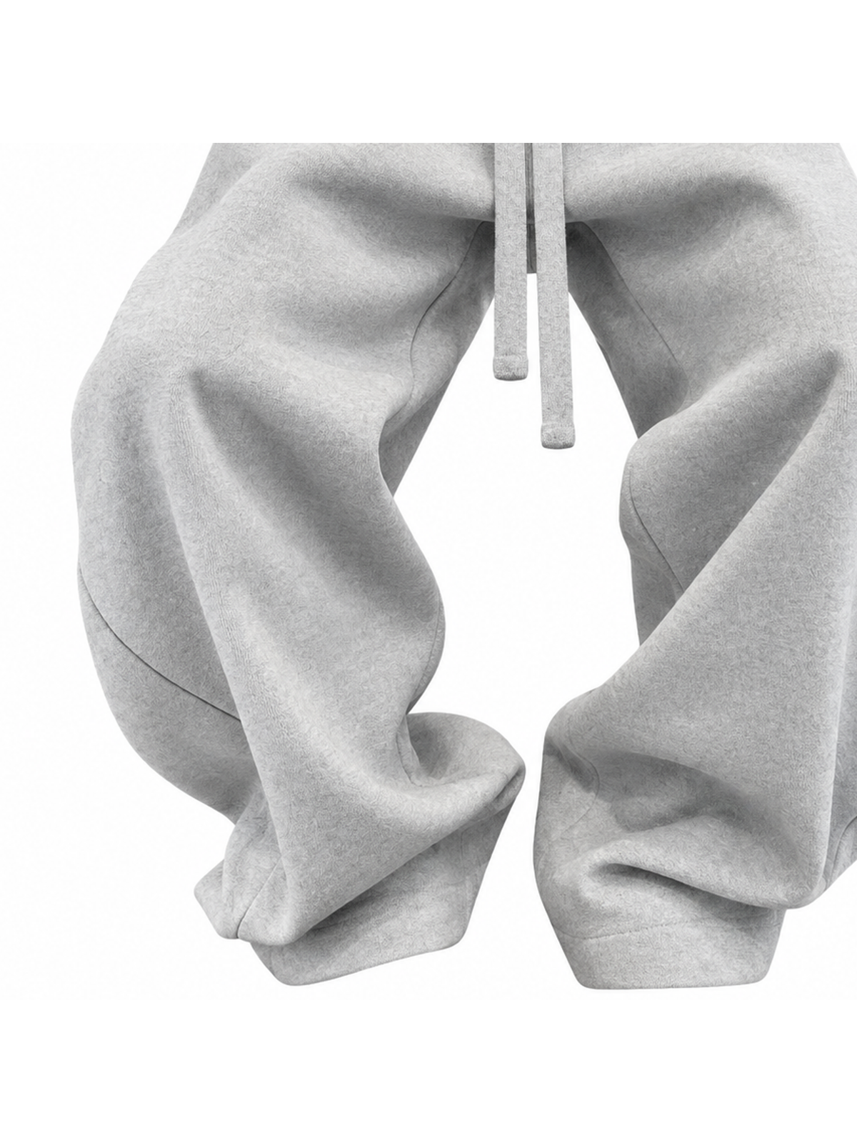 Ace Jolun. Curved-Leg Fleece Sweatpants product view 4