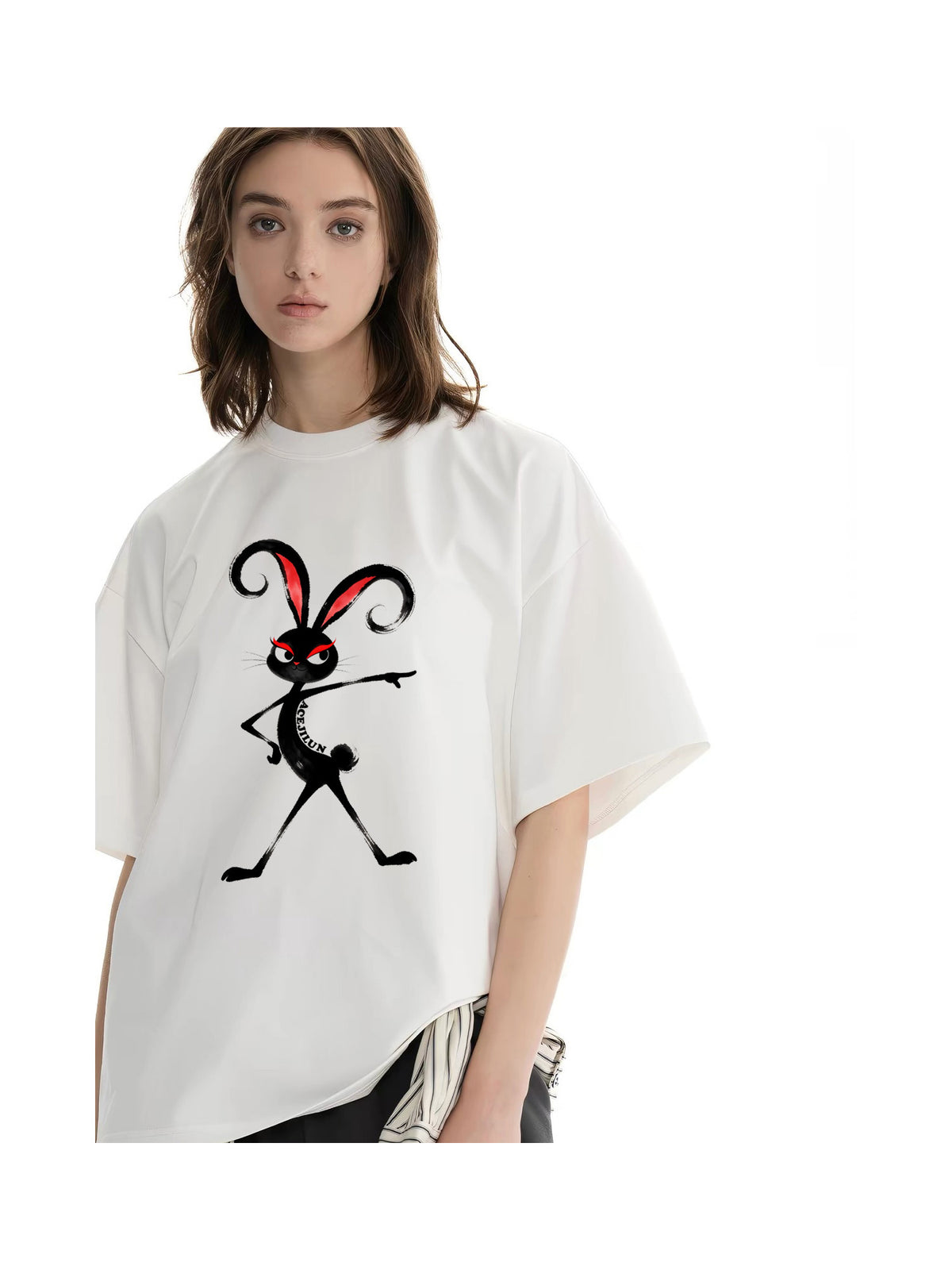 Ace Jolun. Dancing Jester Graphic Tee product view 2