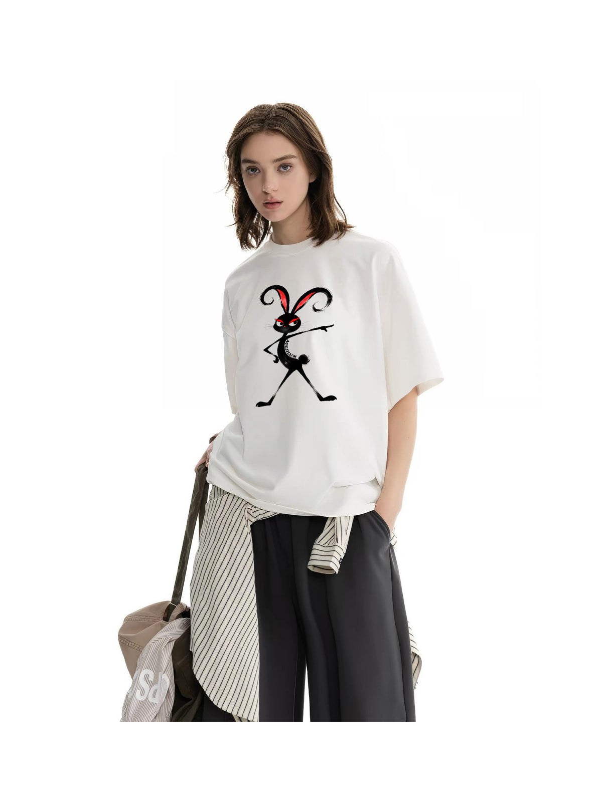 Ace Jolun. Dancing Jester Graphic Tee product view 3