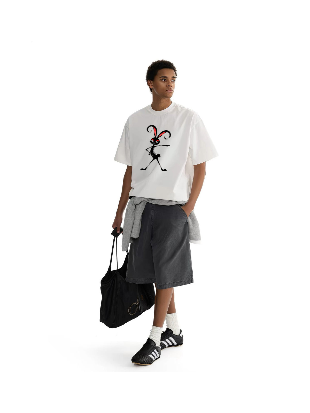 Ace Jolun. Dancing Jester Graphic Tee product view 5