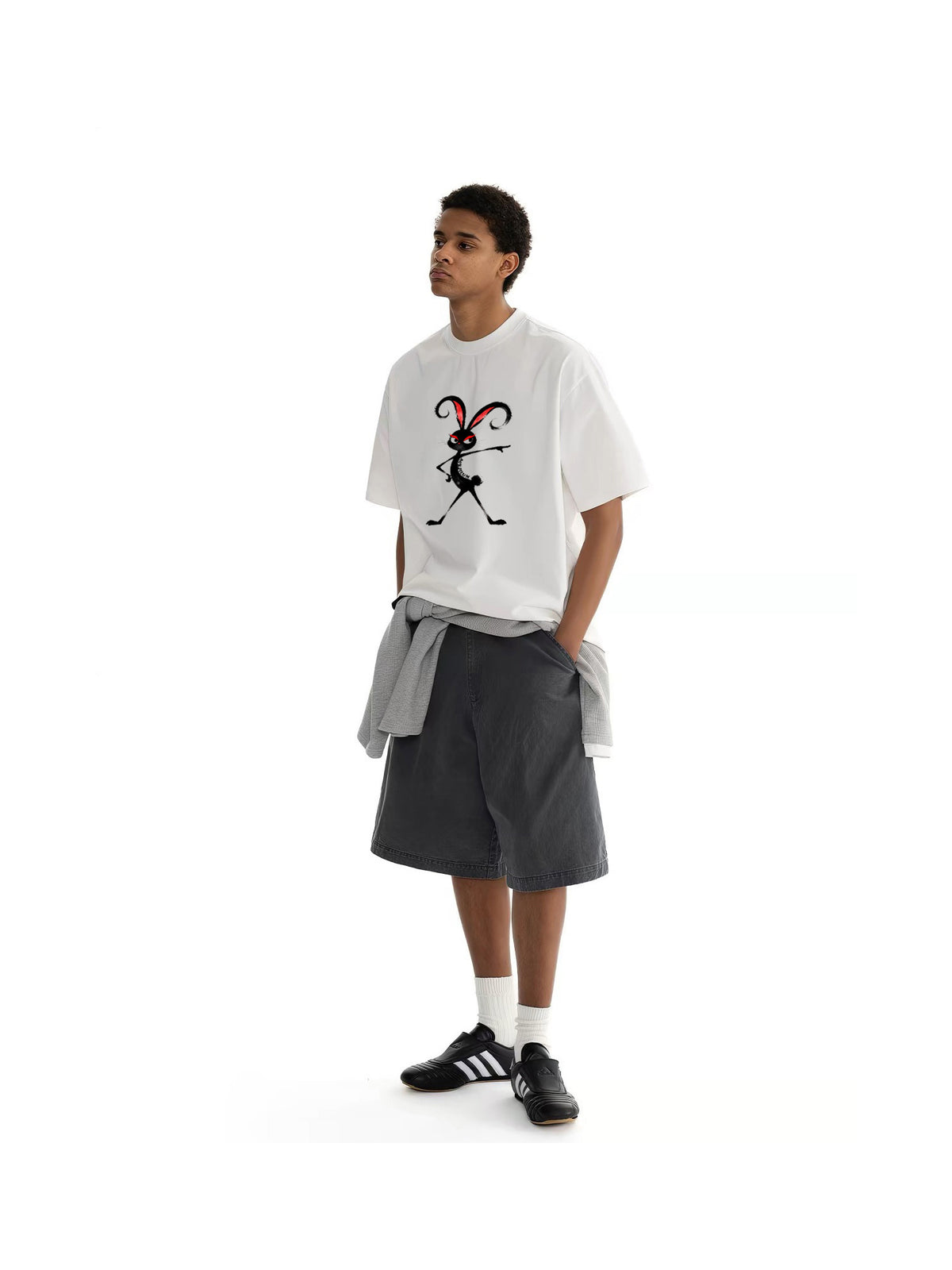 Ace Jolun. Dancing Jester Graphic Tee product view 6