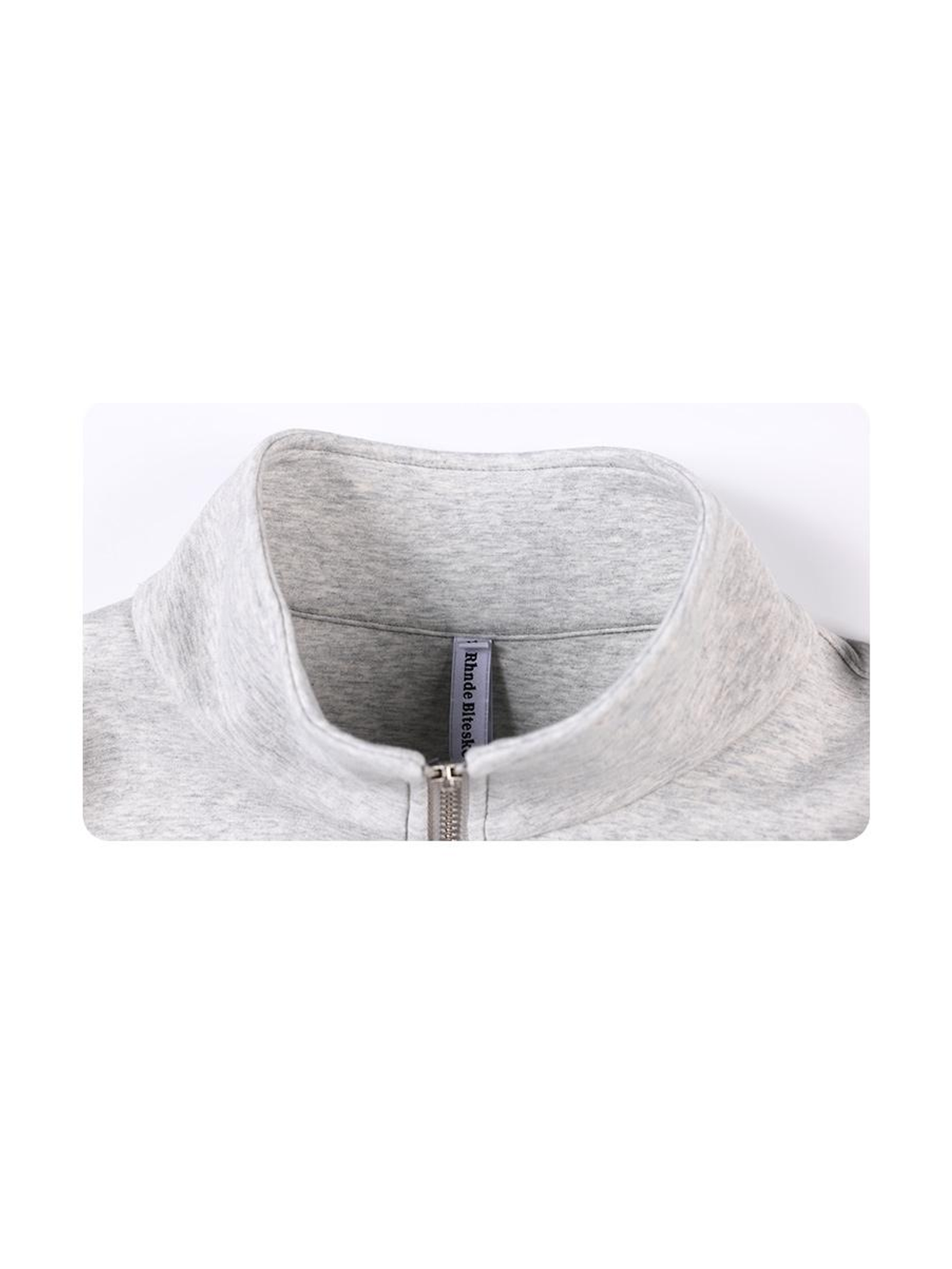 Ace Jolun. Double-Breasted Stand-Collar Sweatshirt Jacket product view 2
