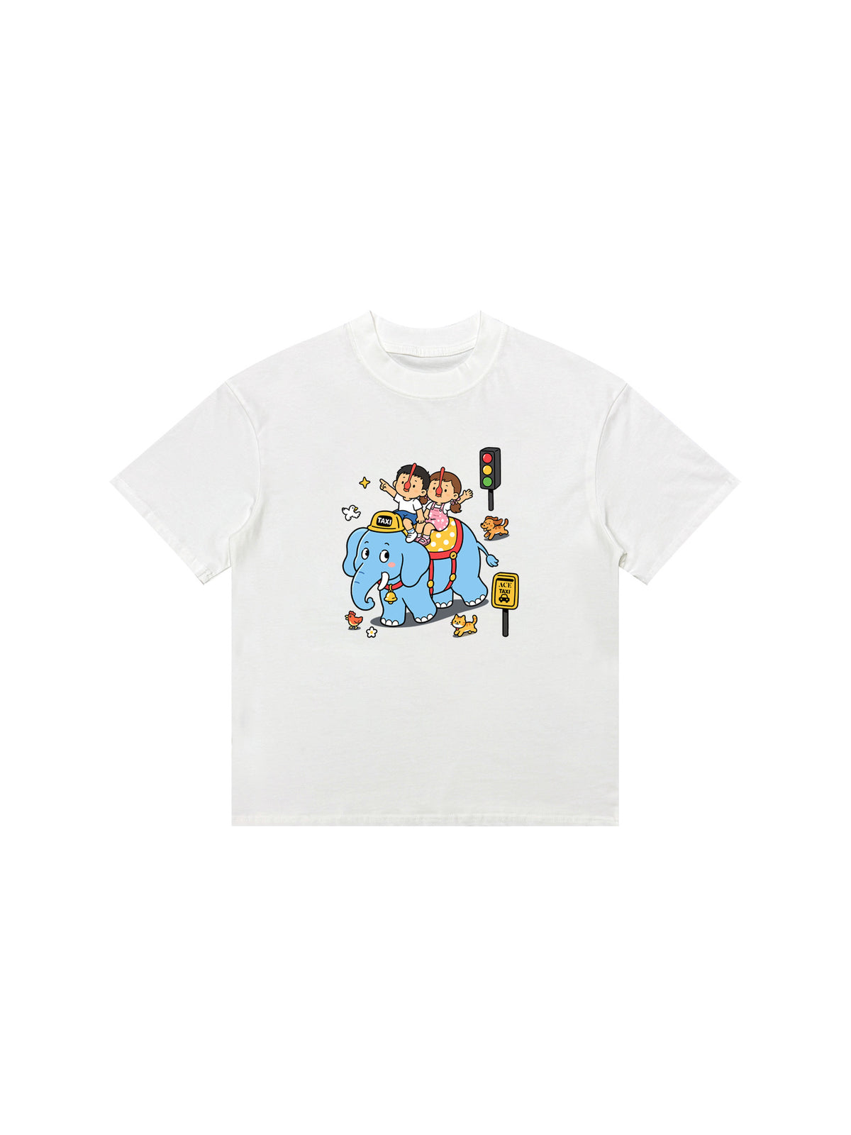 Ace Jolun. Elephant Friends Graphic Tee product view 1