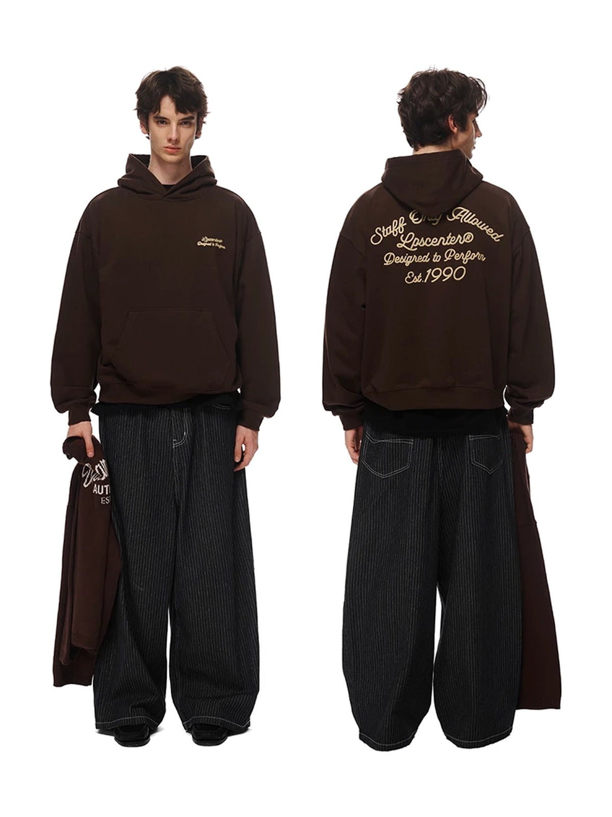 Embroidered Graphic Hooded Hoodie product image 1